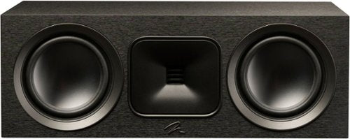 MartinLogan - Motion Foundation C1 2.5-Way Center Channel Speaker with Dual 5.5” Midbass Drivers (Each) - Black