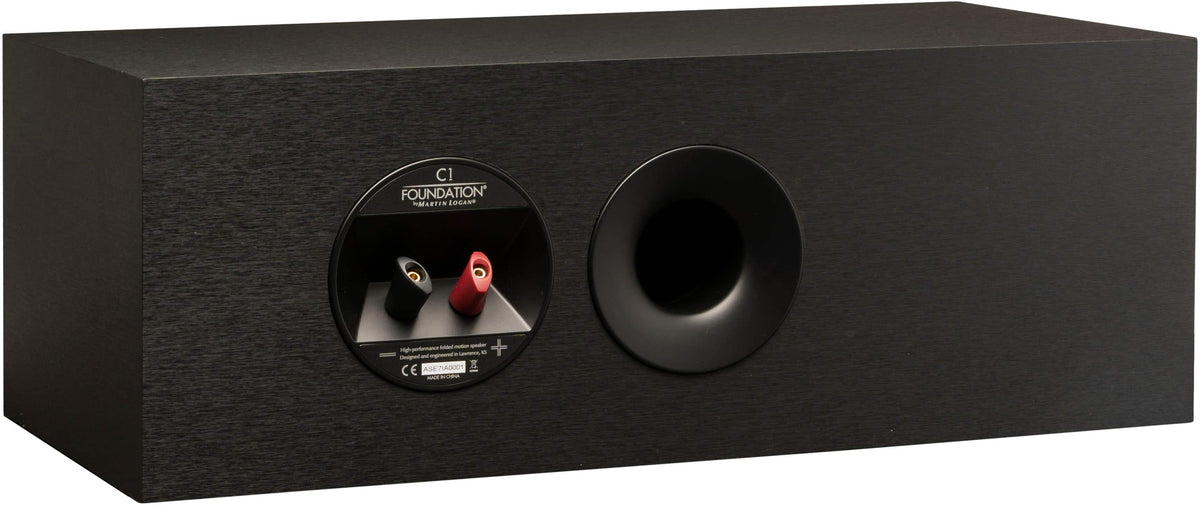 MartinLogan - Motion Foundation C1 2.5-Way Center Channel Speaker with Dual 5.5” Midbass Drivers (Each) - Black