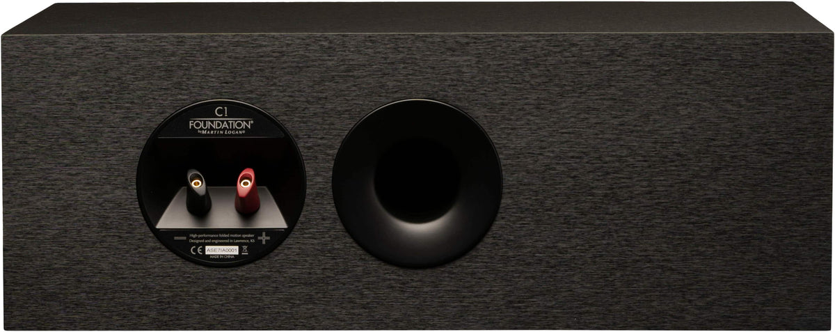 MartinLogan - Motion Foundation C1 2.5-Way Center Channel Speaker with Dual 5.5” Midbass Drivers (Each) - Black