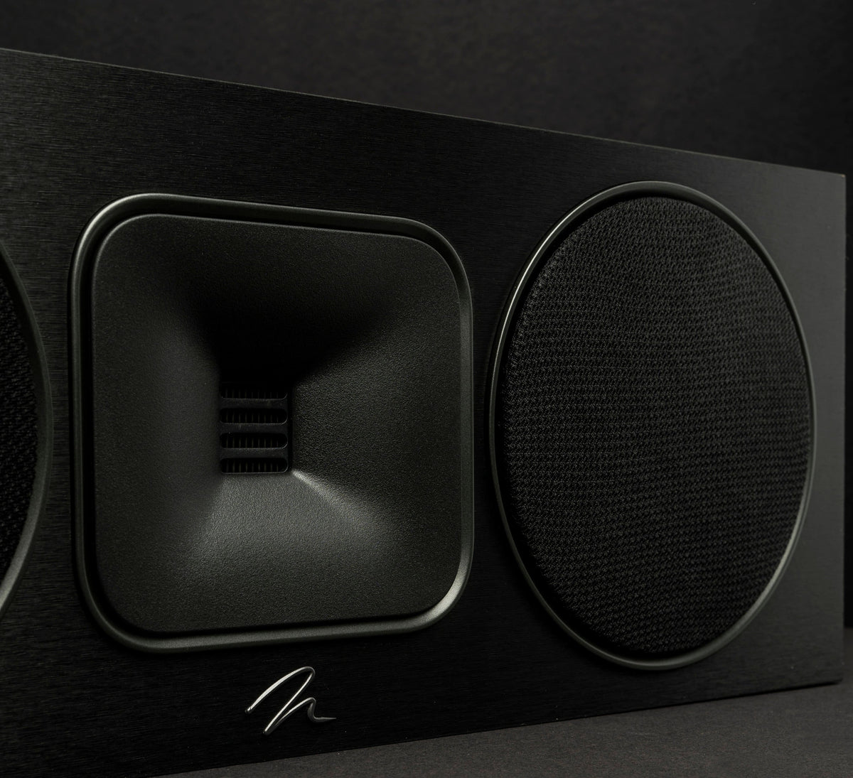 MartinLogan - Motion Foundation C1 2.5-Way Center Channel Speaker with Dual 5.5” Midbass Drivers (Each) - Black