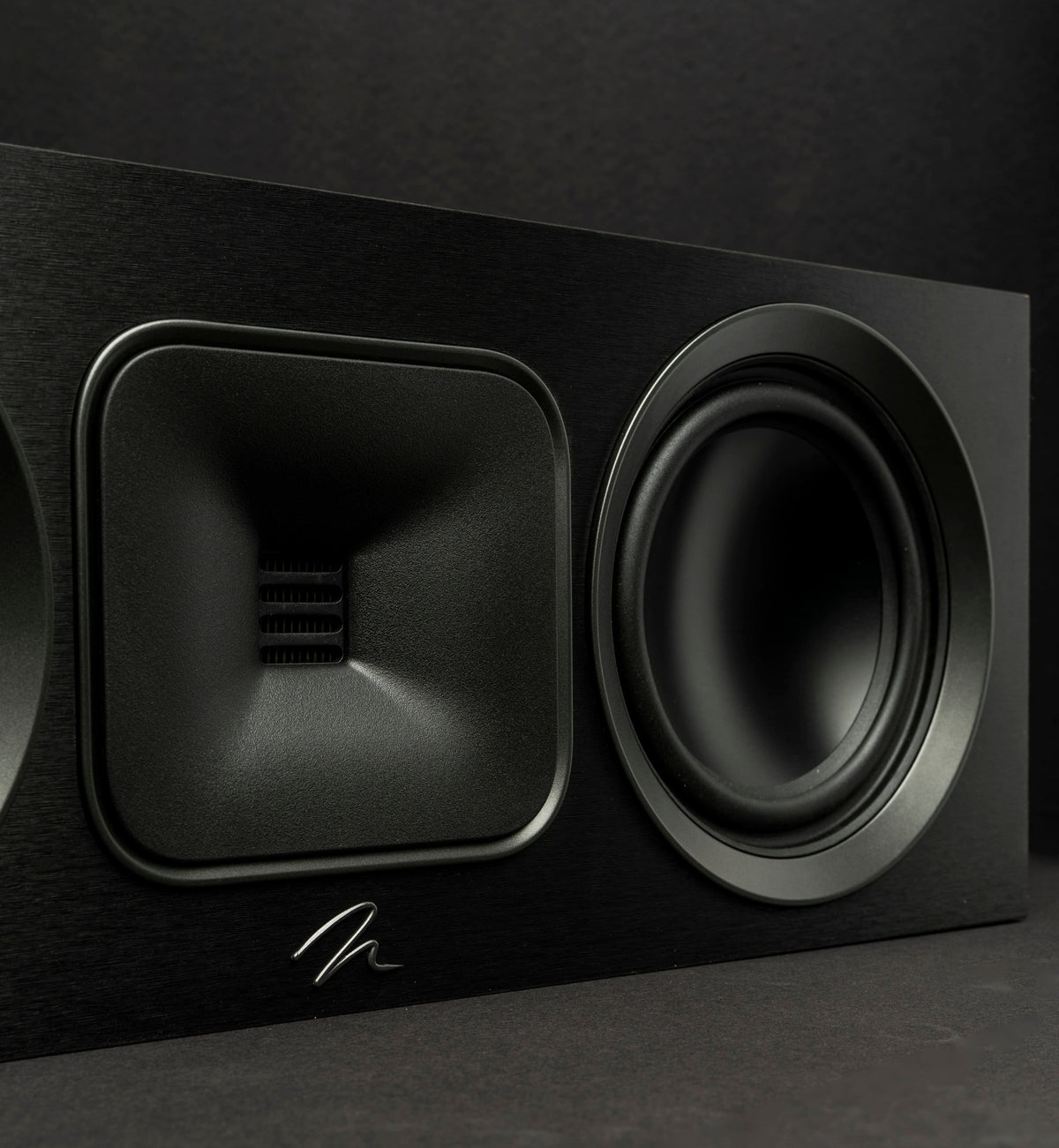 MartinLogan - Motion Foundation C1 2.5-Way Center Channel Speaker with Dual 5.5” Midbass Drivers (Each) - Black