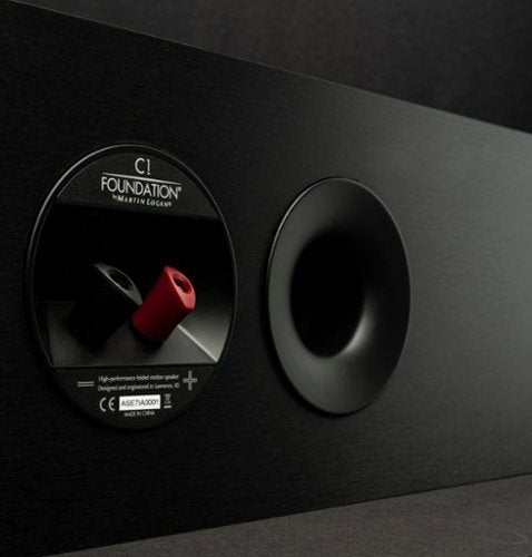 MartinLogan - Motion Foundation C1 2.5-Way Center Channel Speaker with Dual 5.5” Midbass Drivers (Each) - Black