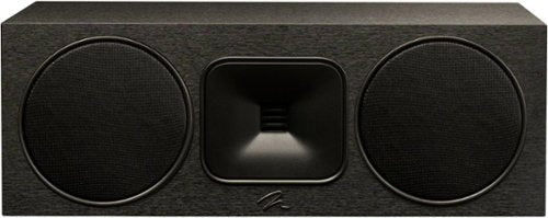 MartinLogan - Motion Foundation C1 2.5-Way Center Channel Speaker with Dual 5.5” Midbass Drivers (Each) - Black