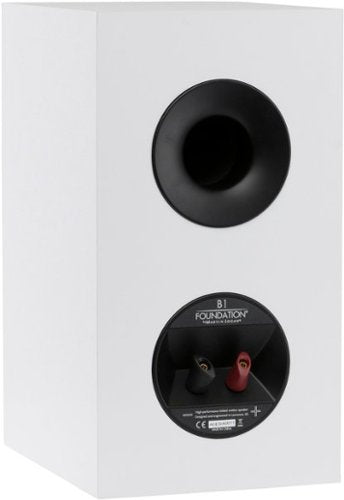 MartinLogan - Motion Foundation B1 2-Way Bookshelf Speaker with 5.5” Midbass Driver (Each) - Satin White