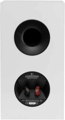 MartinLogan - Motion Foundation B1 2-Way Bookshelf Speaker with 5.5” Midbass Driver (Each) - Satin White
