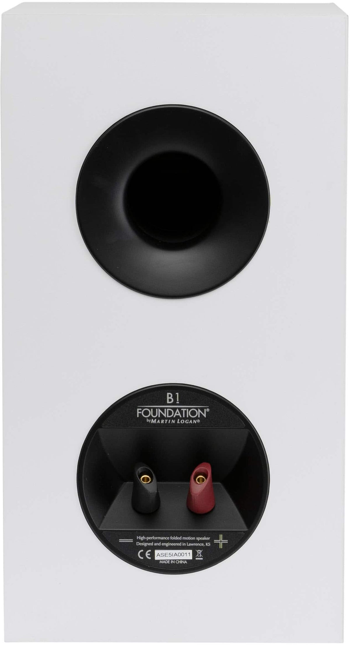 MartinLogan - Motion Foundation B1 2-Way Bookshelf Speaker with 5.5” Midbass Driver (Each) - Satin White