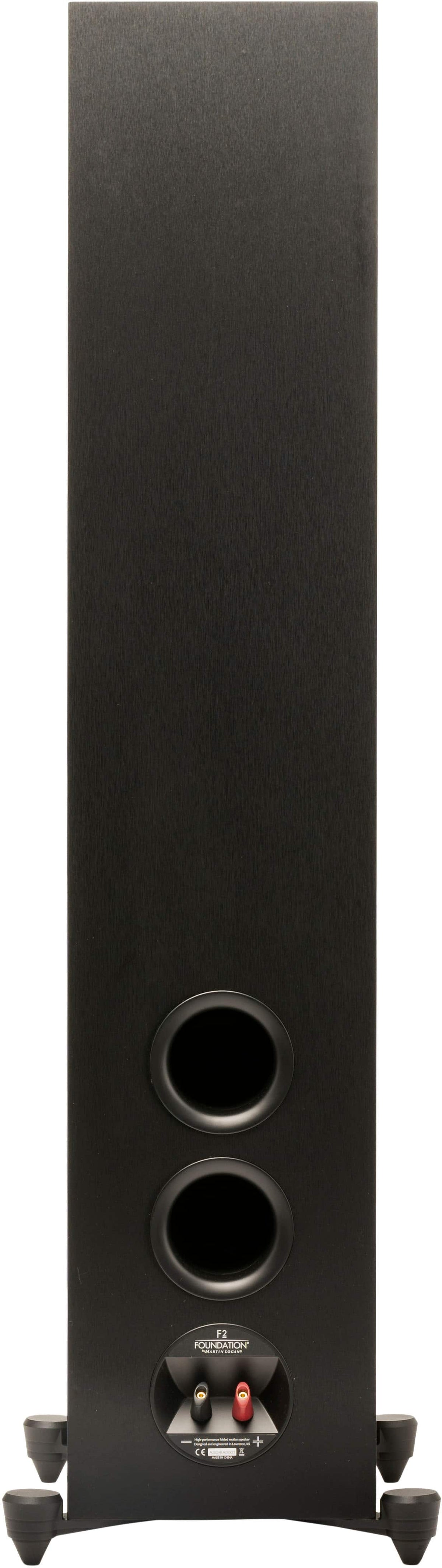 MartinLogan - Motion Foundation F2 3-Way Floorstanding Speaker with 5.5” Midrange and Triple 6.5” Bass Drivers (Each) - Black