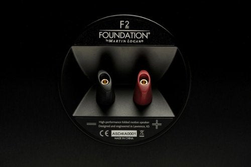 MartinLogan - Motion Foundation F2 3-Way Floorstanding Speaker with 5.5” Midrange and Triple 6.5” Bass Drivers (Each) - Black