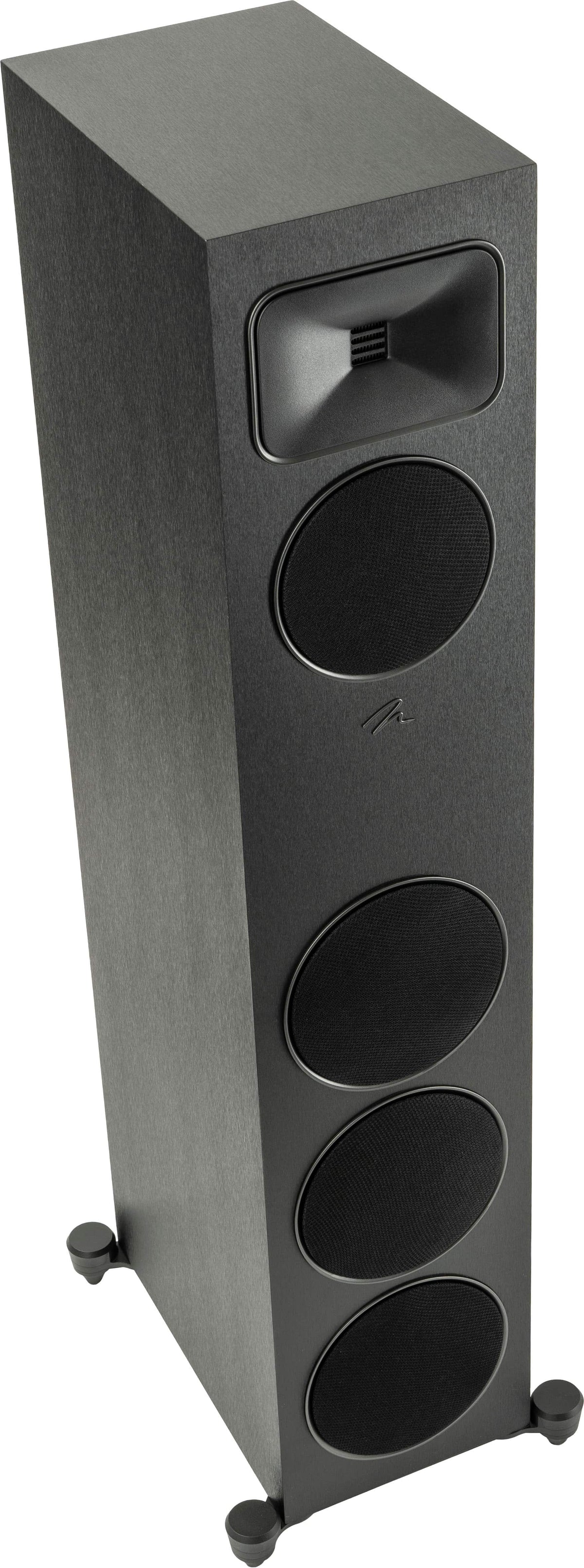 MartinLogan - Motion Foundation F2 3-Way Floorstanding Speaker with 5.5” Midrange and Triple 6.5” Bass Drivers (Each) - Black