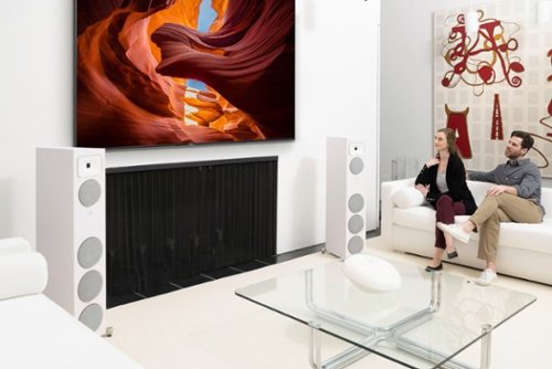 MartinLogan - Motion Foundation F2 3-Way Floorstanding Speaker with 5.5” Midrange and Triple 6.5” Bass Drivers (Each) - Black