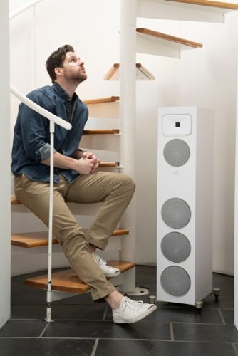 MartinLogan - Motion Foundation F2 3-Way Floorstanding Speaker with 5.5” Midrange and Triple 6.5” Bass Drivers (Each) - Black