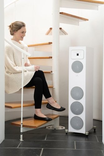 MartinLogan - Motion Foundation F2 3-Way Floorstanding Speaker with 5.5” Midrange and Triple 6.5” Bass Drivers (Each) - Black