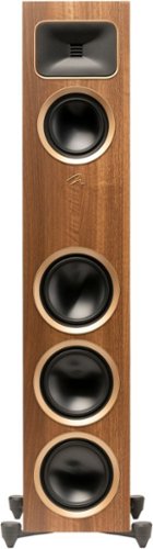 MartinLogan - Motion Foundation F2 3-Way Floorstanding Speaker with 5.5” Midrange and Triple 6.5” Bass Drivers (Each) - Walnut
