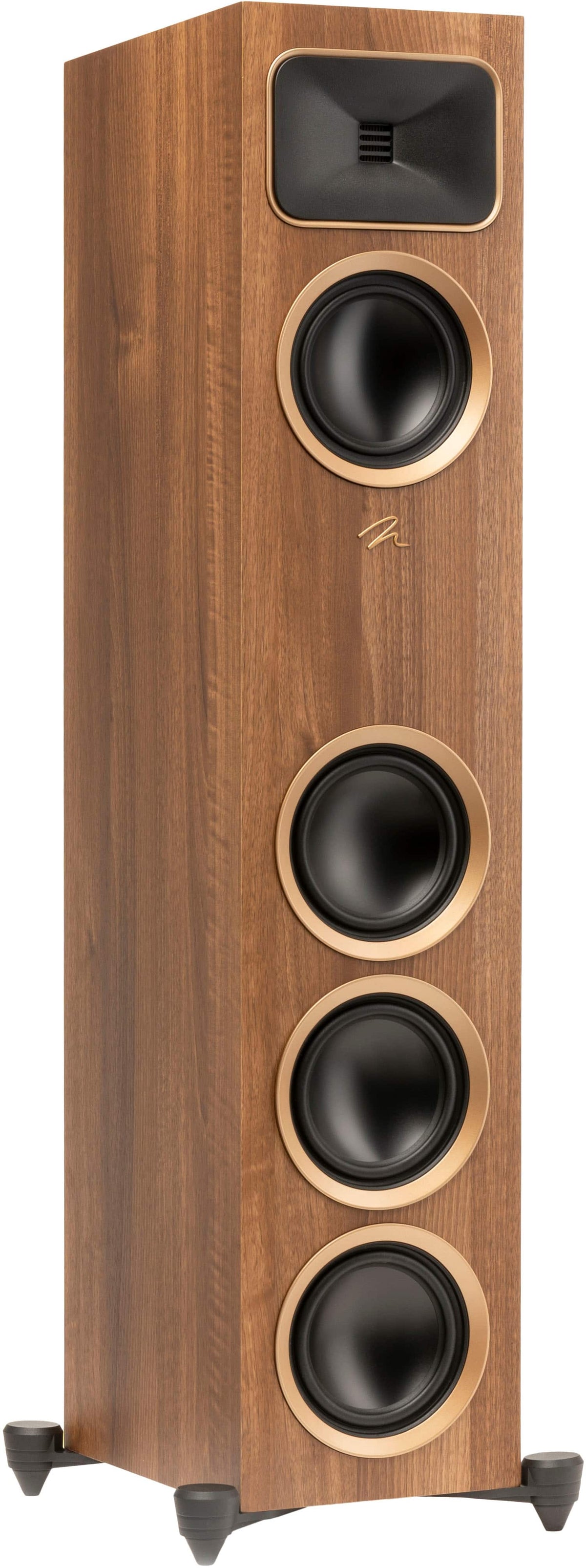 MartinLogan - Motion Foundation F2 3-Way Floorstanding Speaker with 5.5” Midrange and Triple 6.5” Bass Drivers (Each) - Walnut