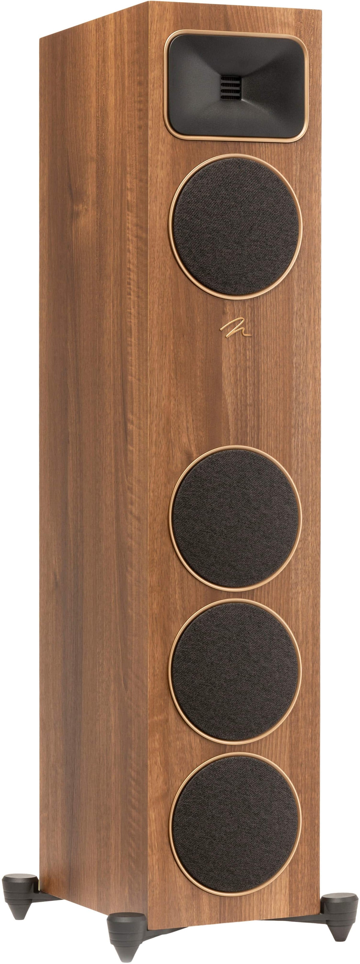 MartinLogan - Motion Foundation F2 3-Way Floorstanding Speaker with 5.5” Midrange and Triple 6.5” Bass Drivers (Each) - Walnut