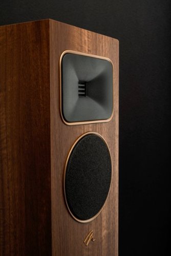 MartinLogan - Motion Foundation F2 3-Way Floorstanding Speaker with 5.5” Midrange and Triple 6.5” Bass Drivers (Each) - Walnut
