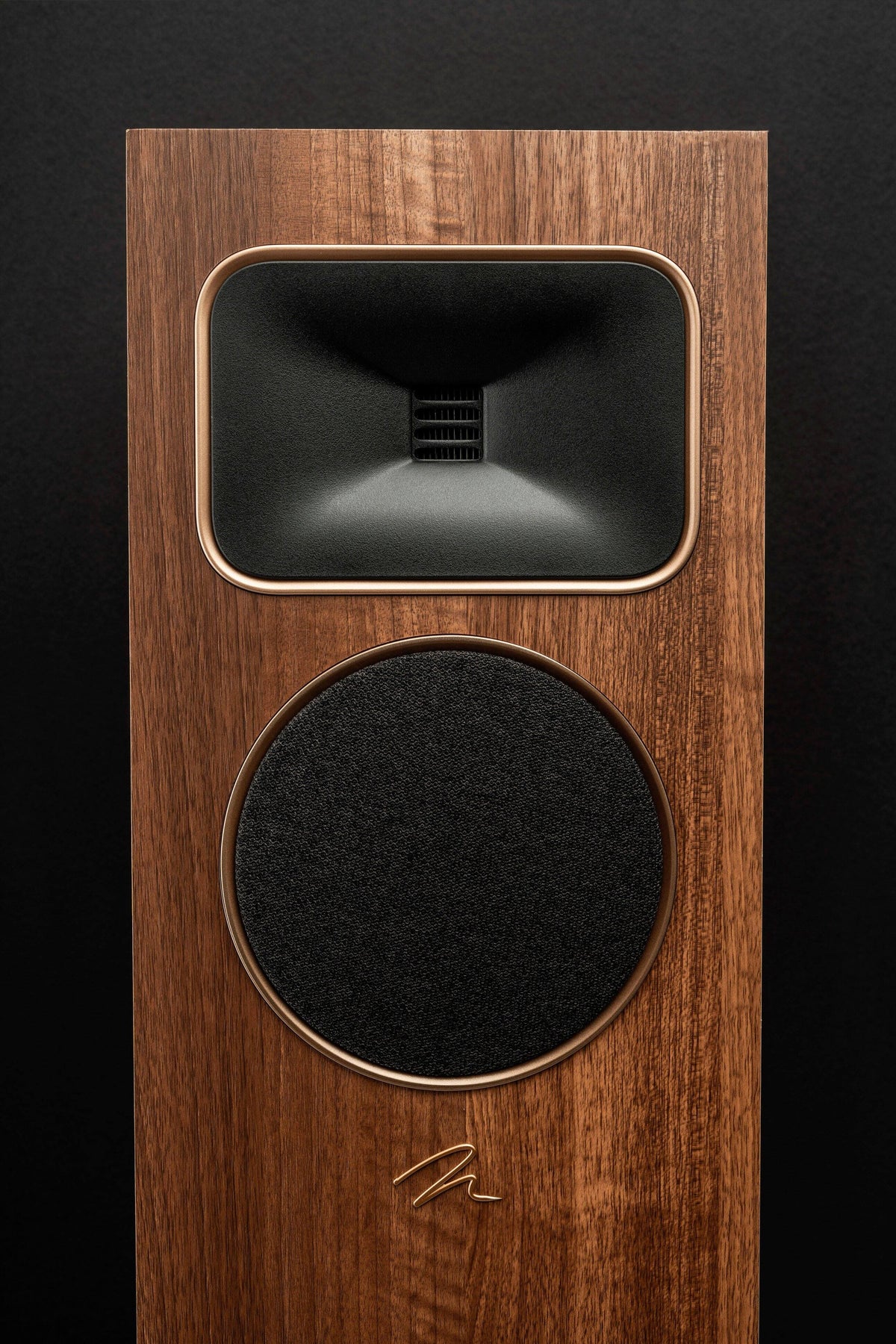MartinLogan - Motion Foundation F2 3-Way Floorstanding Speaker with 5.5” Midrange and Triple 6.5” Bass Drivers (Each) - Walnut