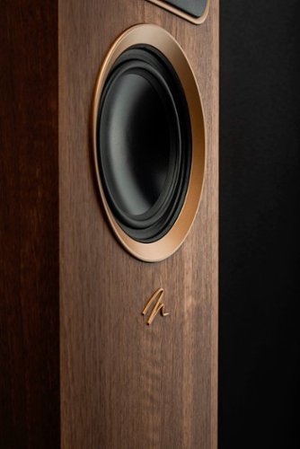 MartinLogan - Motion Foundation F2 3-Way Floorstanding Speaker with 5.5” Midrange and Triple 6.5” Bass Drivers (Each) - Walnut