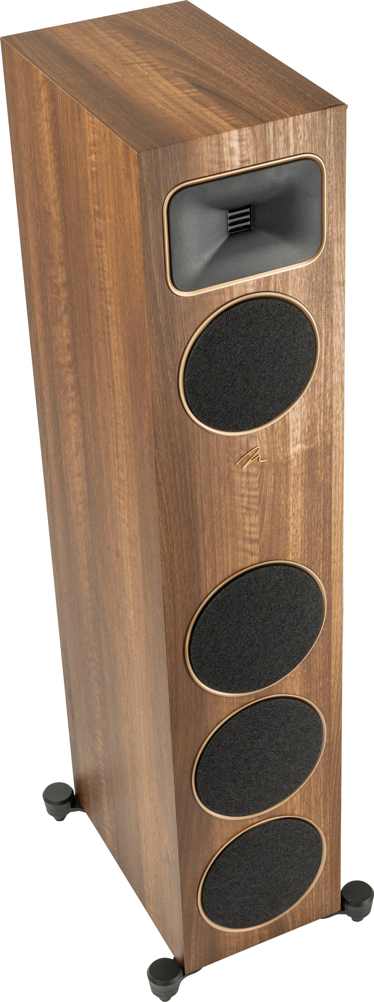 MartinLogan - Motion Foundation F2 3-Way Floorstanding Speaker with 5.5” Midrange and Triple 6.5” Bass Drivers (Each) - Walnut