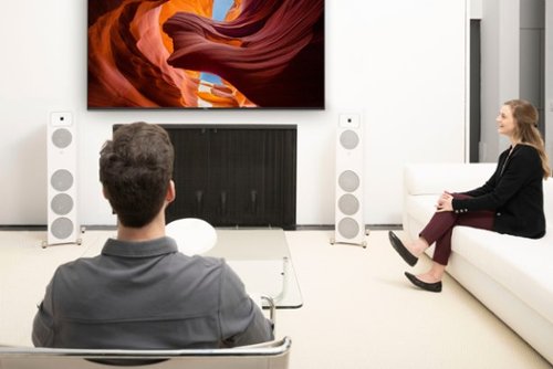 MartinLogan - Motion Foundation F2 3-Way Floorstanding Speaker with 5.5” Midrange and Triple 6.5” Bass Drivers (Each) - Walnut