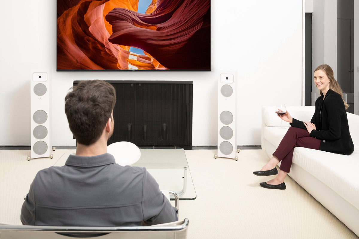 MartinLogan - Motion Foundation F2 3-Way Floorstanding Speaker with 5.5” Midrange and Triple 6.5” Bass Drivers (Each) - Walnut