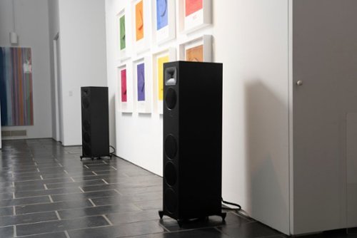 MartinLogan - Motion Foundation F2 3-Way Floorstanding Speaker with 5.5” Midrange and Triple 6.5” Bass Drivers (Each) - Walnut