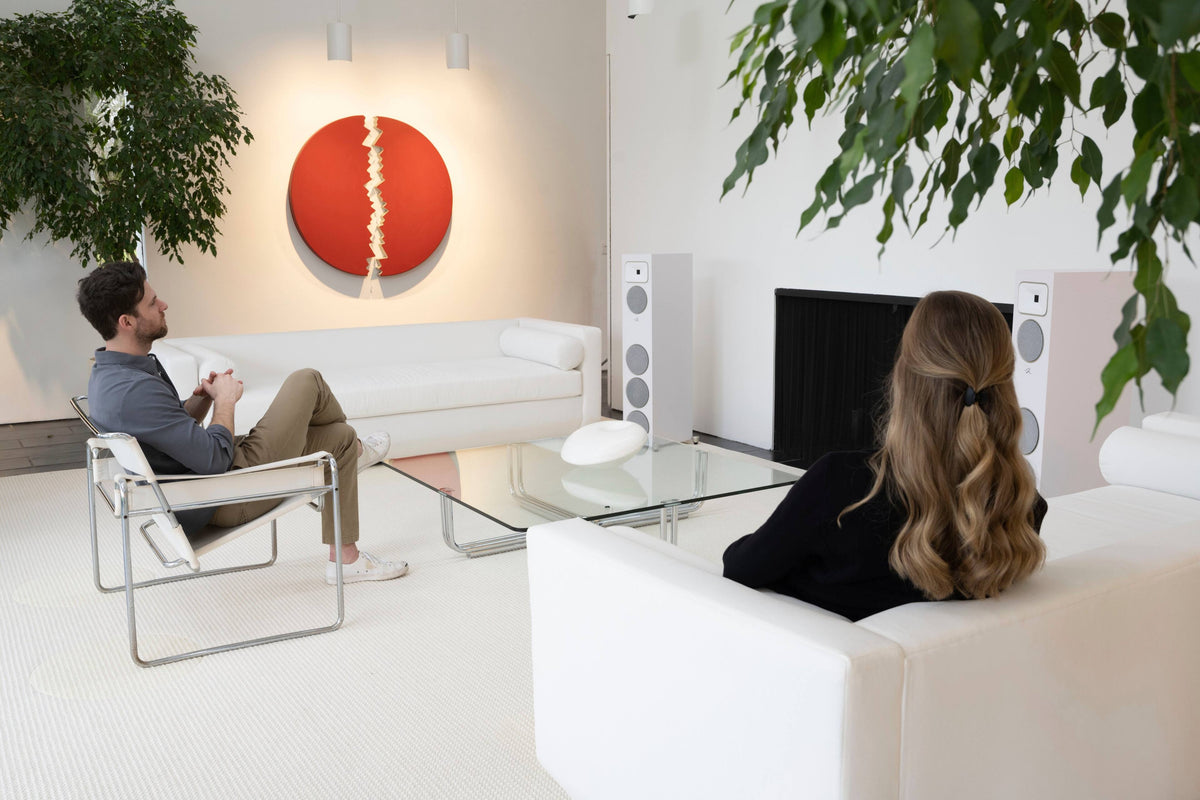 MartinLogan - Motion Foundation F2 3-Way Floorstanding Speaker with 5.5” Midrange and Triple 6.5” Bass Drivers (Each) - Walnut