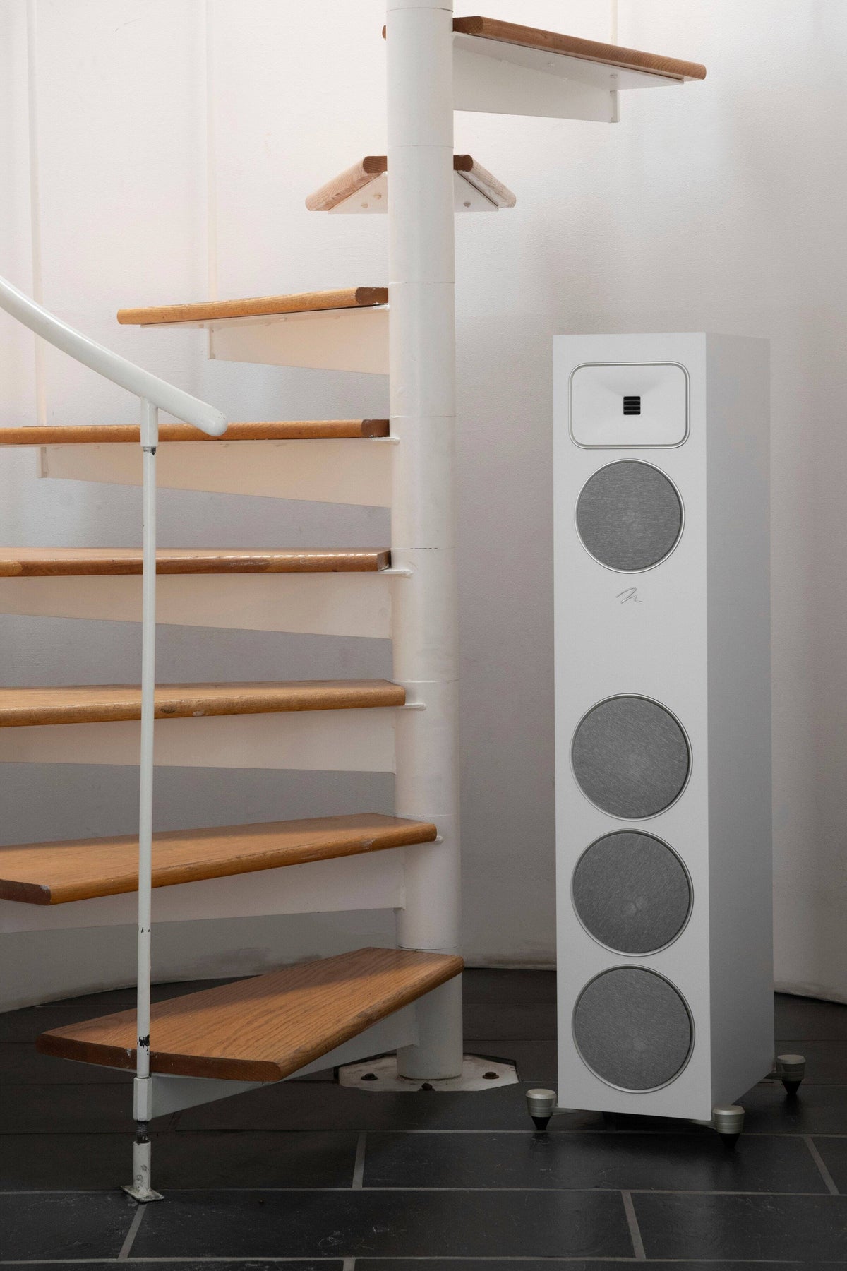 MartinLogan - Motion Foundation F2 3-Way Floorstanding Speaker with 5.5” Midrange and Triple 6.5” Bass Drivers (Each) - Walnut