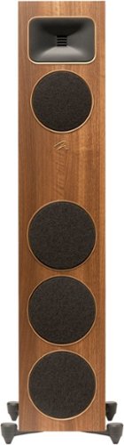 MartinLogan - Motion Foundation F2 3-Way Floorstanding Speaker with 5.5” Midrange and Triple 6.5” Bass Drivers (Each) - Walnut