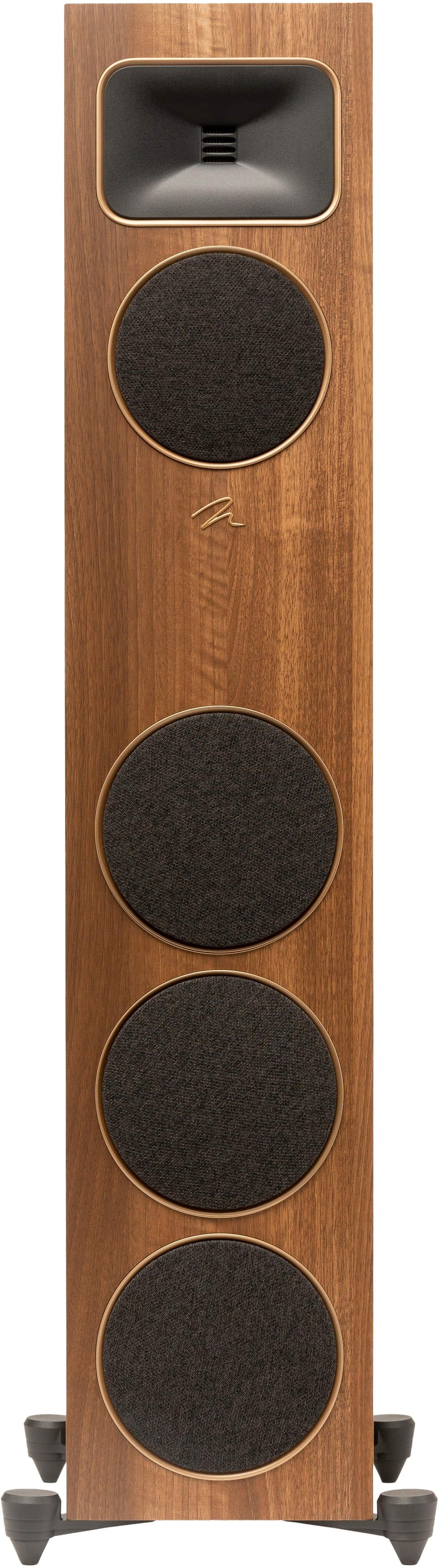 MartinLogan - Motion Foundation F2 3-Way Floorstanding Speaker with 5.5” Midrange and Triple 6.5” Bass Drivers (Each) - Walnut