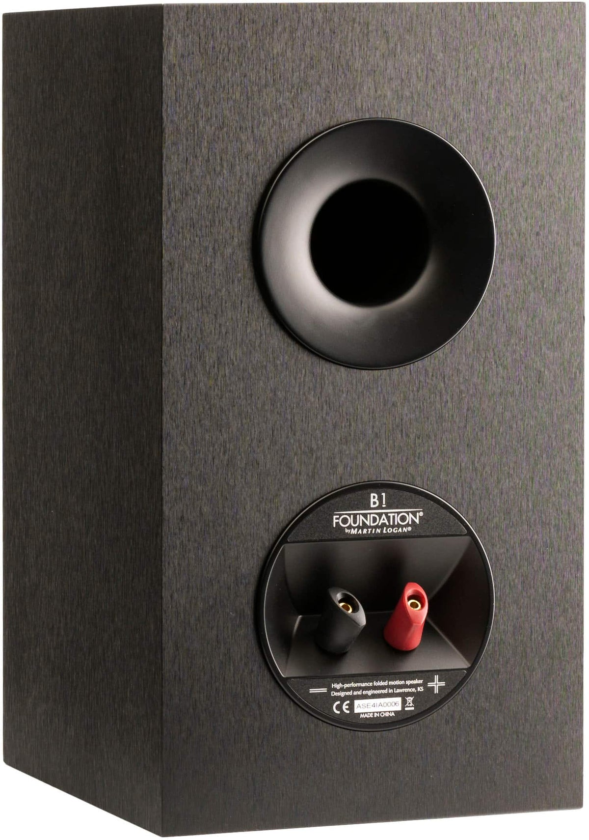 MartinLogan - Motion Foundation B1 2-Way Bookshelf Speaker with 5.5” Midbass Driver (Each) - Black