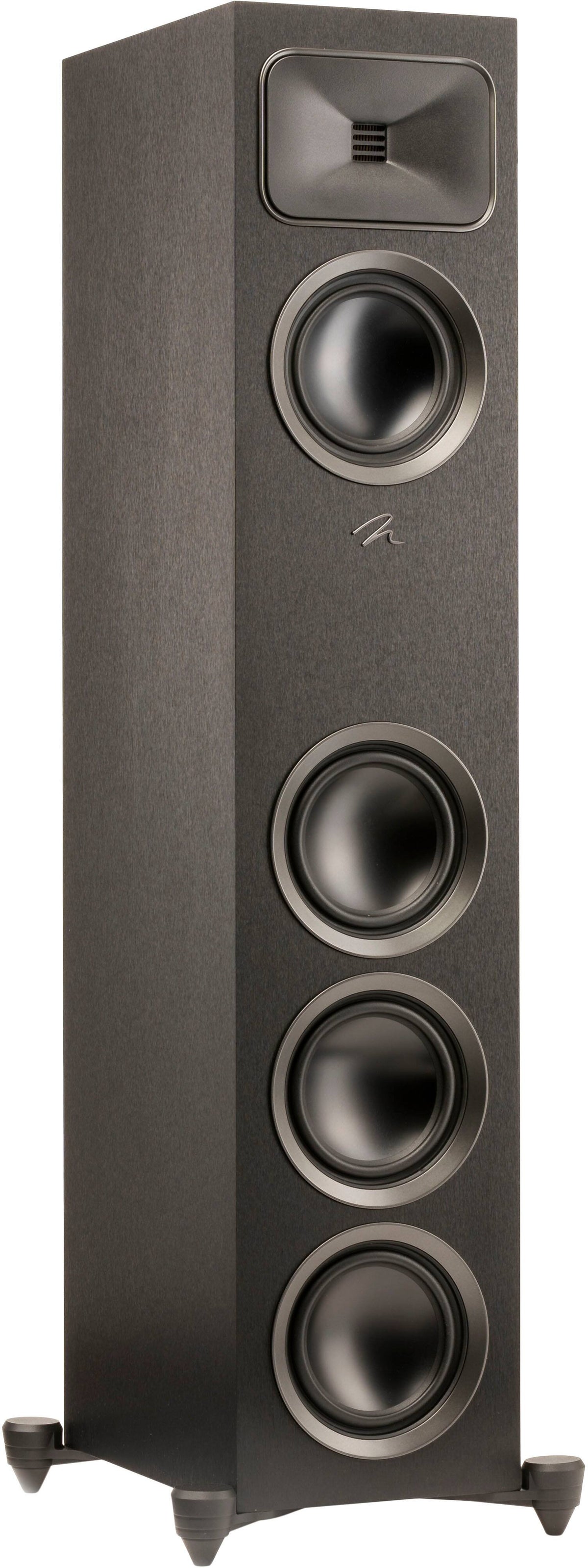 MartinLogan - Motion Foundation F1 3-Way Floorstanding Speaker with 5.5” Midrange and Triple 5.5” Bass Drivers (Each) - Black