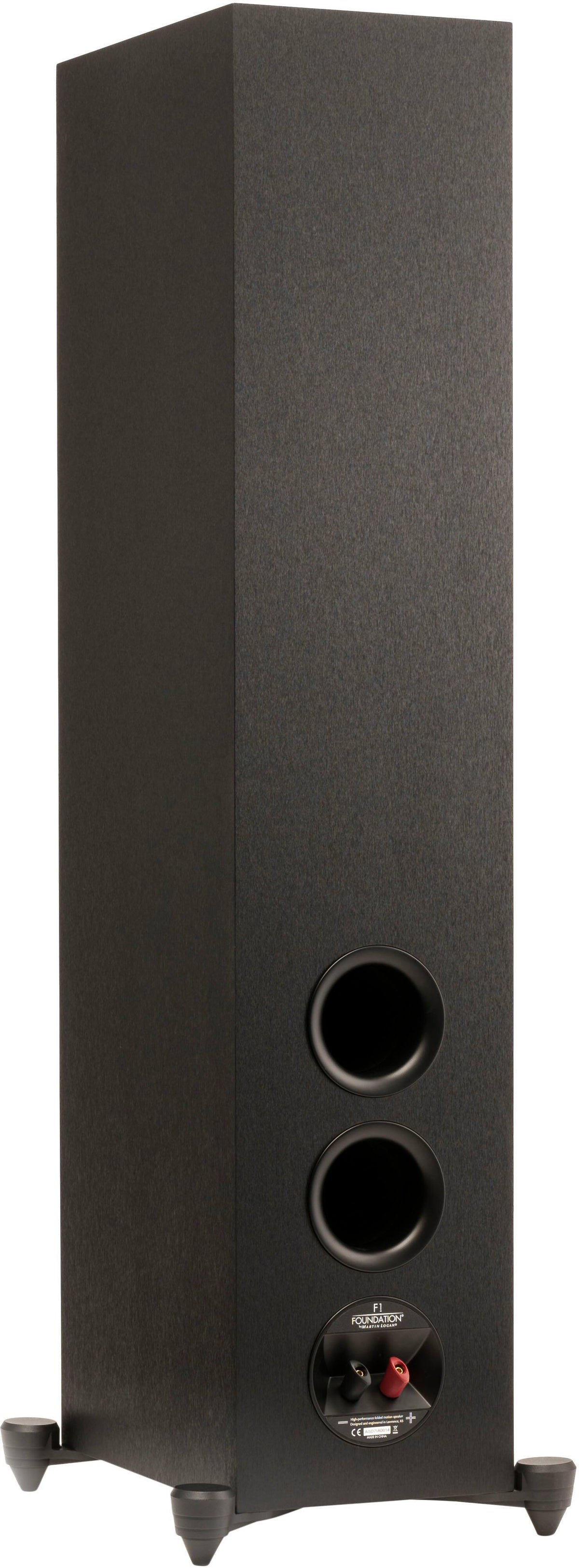 MartinLogan - Motion Foundation F1 3-Way Floorstanding Speaker with 5.5” Midrange and Triple 5.5” Bass Drivers (Each) - Black