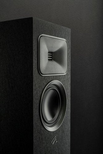 MartinLogan - Motion Foundation F1 3-Way Floorstanding Speaker with 5.5” Midrange and Triple 5.5” Bass Drivers (Each) - Black