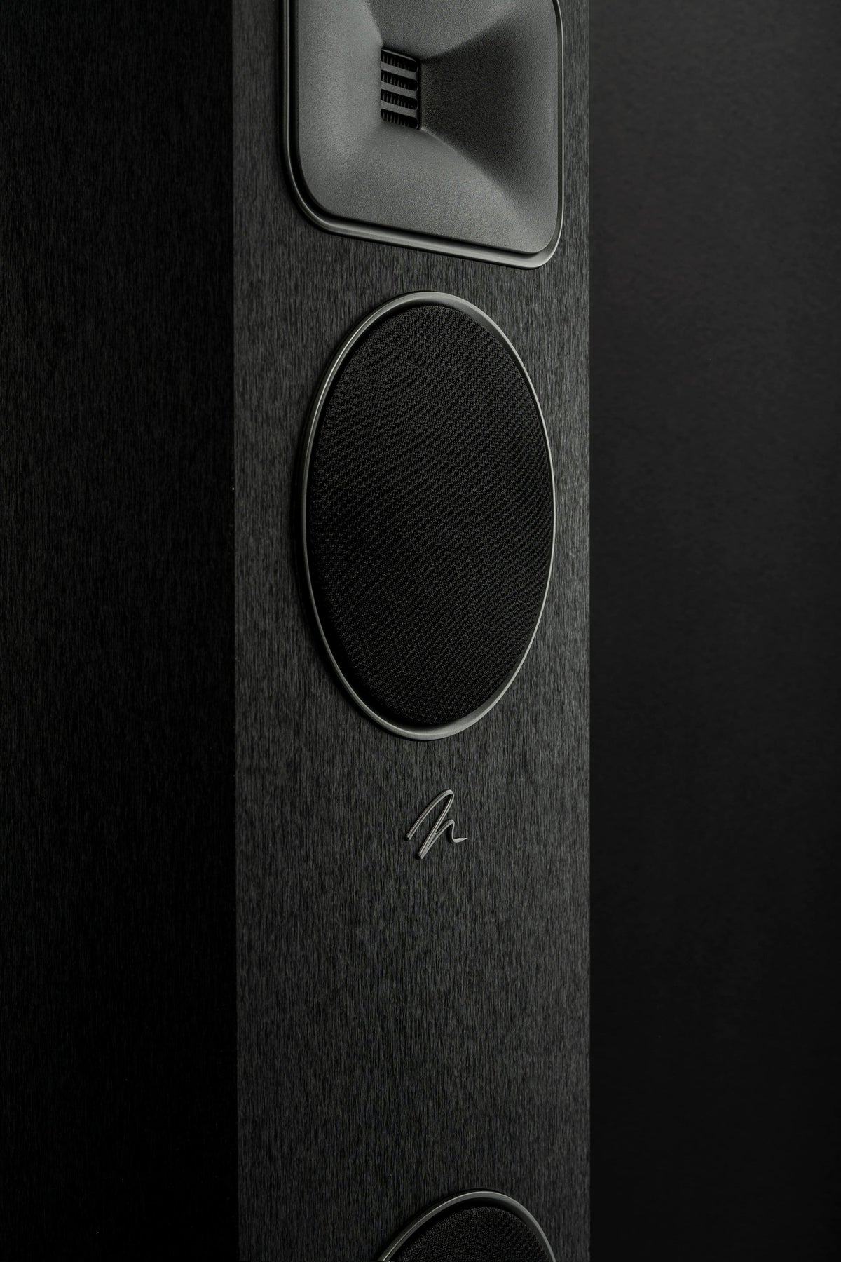 MartinLogan - Motion Foundation F1 3-Way Floorstanding Speaker with 5.5” Midrange and Triple 5.5” Bass Drivers (Each) - Black