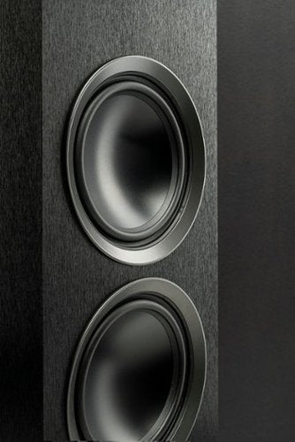MartinLogan - Motion Foundation F1 3-Way Floorstanding Speaker with 5.5” Midrange and Triple 5.5” Bass Drivers (Each) - Black