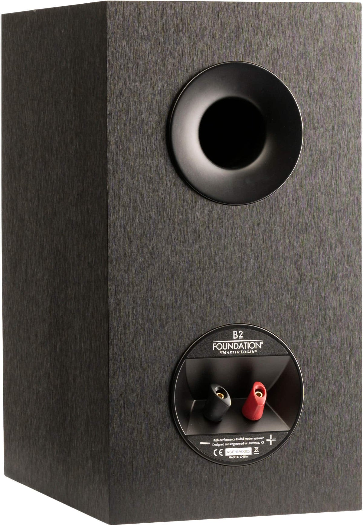 MartinLogan - Motion Foundation B2 2-Way Bookshelf Speaker with 6.5” Midbass Driver (Each) - Black