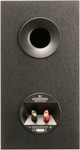 MartinLogan - Motion Foundation B2 2-Way Bookshelf Speaker with 6.5” Midbass Driver (Each) - Black