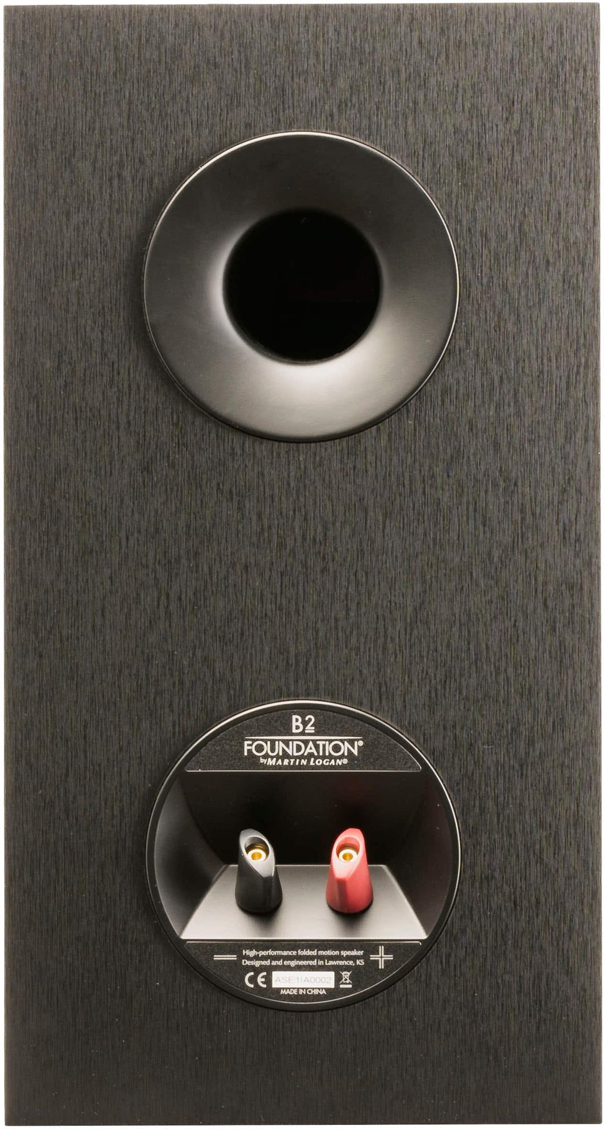 MartinLogan - Motion Foundation B2 2-Way Bookshelf Speaker with 6.5” Midbass Driver (Each) - Black