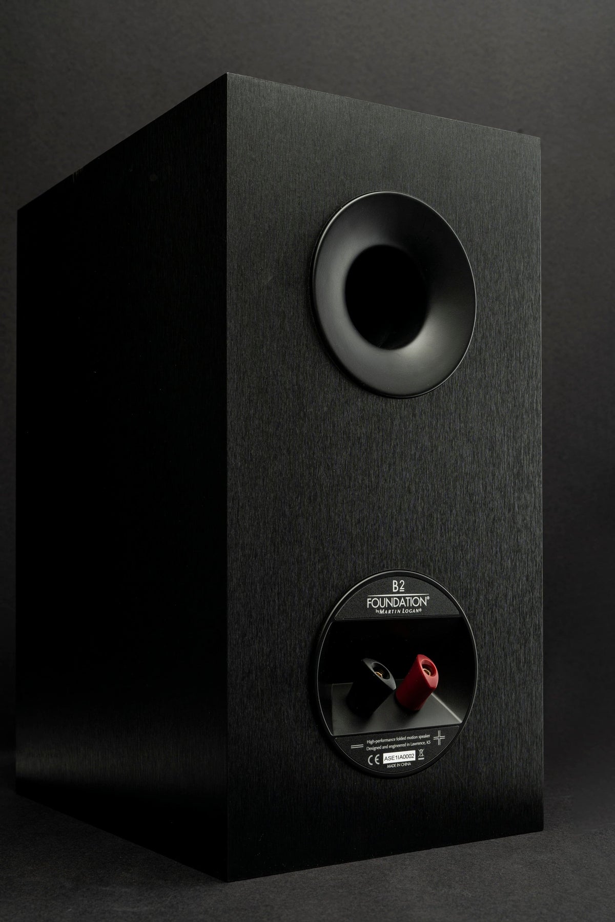 MartinLogan - Motion Foundation B2 2-Way Bookshelf Speaker with 6.5” Midbass Driver (Each) - Black