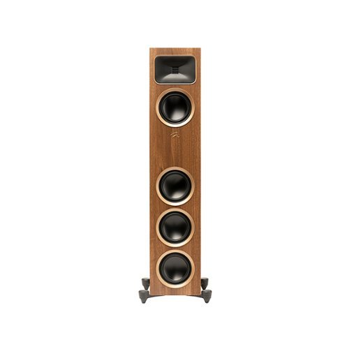 MartinLogan - Motion Foundation F1 3-Way Floorstanding Speaker with 5.5” Midrange and Triple 5.5” Bass Drivers (Each) - Walnut
