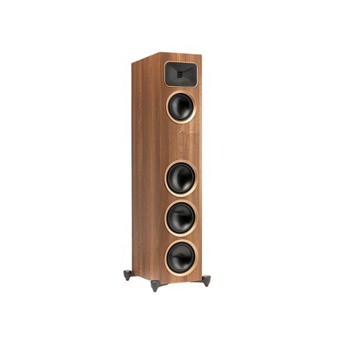 MartinLogan - Motion Foundation F1 3-Way Floorstanding Speaker with 5.5” Midrange and Triple 5.5” Bass Drivers (Each) - Walnut
