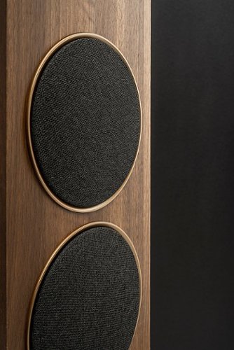 MartinLogan - Motion Foundation F1 3-Way Floorstanding Speaker with 5.5” Midrange and Triple 5.5” Bass Drivers (Each) - Walnut