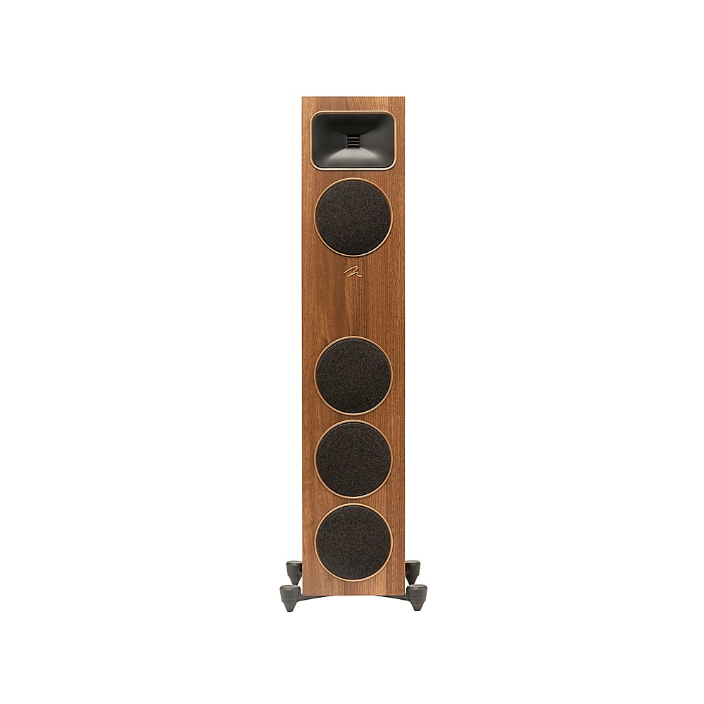 MartinLogan - Motion Foundation F1 3-Way Floorstanding Speaker with 5.5” Midrange and Triple 5.5” Bass Drivers (Each) - Walnut