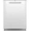 GE - 24" Top Control Built-In Stainless Steel Tub Dishwasher with 3rd Rack, Santize Cycle and 45 dBA - White
