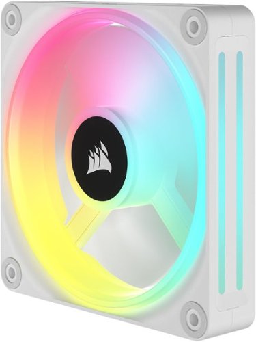 CORSAIR - iCUE LINK QX120 RGB 120mm PWM Computer Case Fan with iCUE LINK System Hub Kit (3-pack) - White