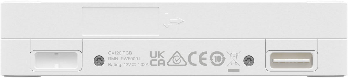 CORSAIR - iCUE LINK QX120 RGB 120mm PWM Computer Case Fan with iCUE LINK System Hub Kit (3-pack) - White