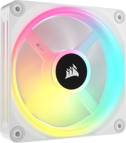 CORSAIR - iCUE LINK QX120 RGB 120mm PWM Computer Case Fan with iCUE LINK System Hub Kit (3-pack) - White
