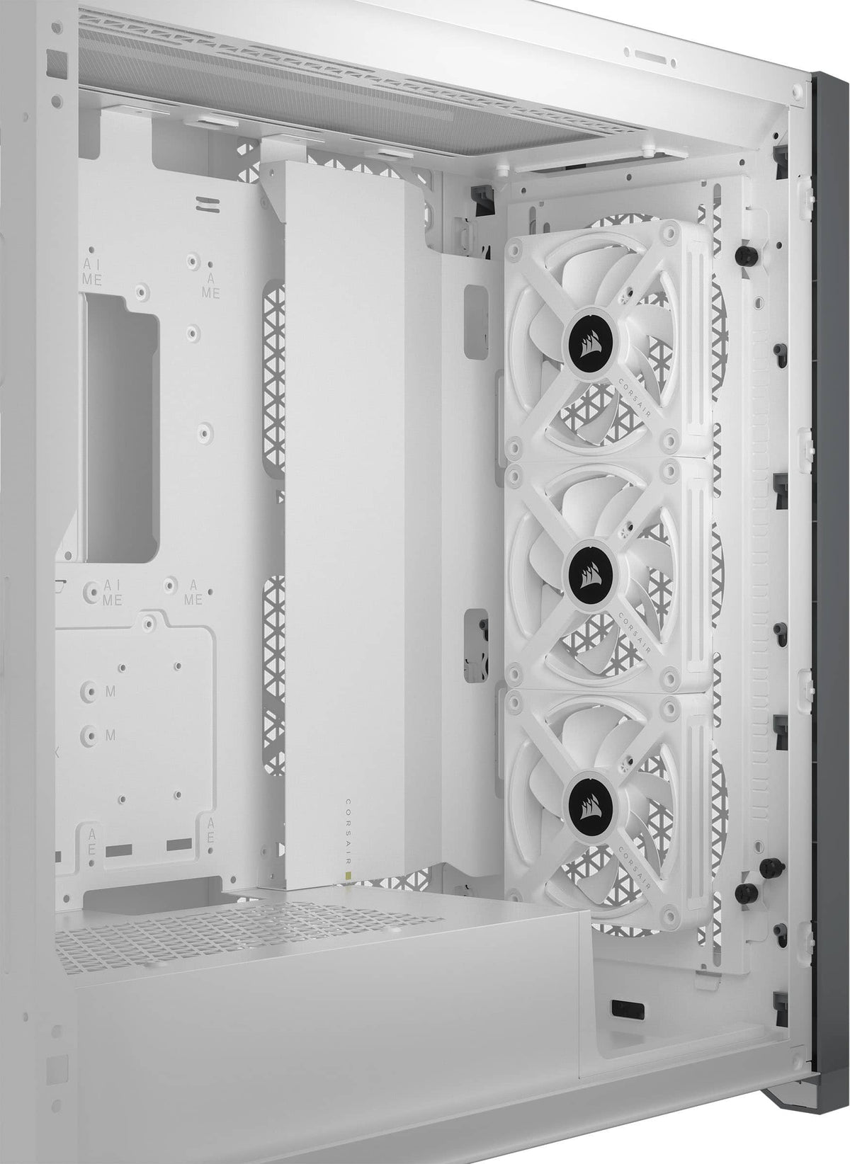 CORSAIR - iCUE LINK QX120 RGB 120mm PWM Computer Case Fan with iCUE LINK System Hub Kit (3-pack) - White