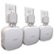 Mount Genie - The Easy Outlet Mount For eero Pro 6 and eero Pro 6E (3-pack) - White